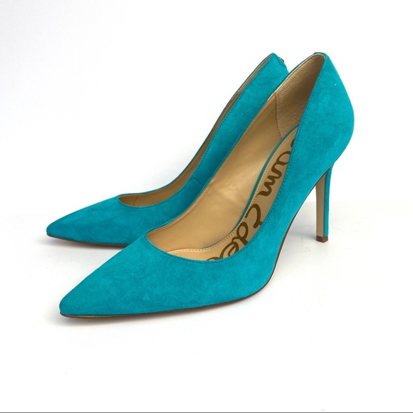 sam edelman turquoise heels